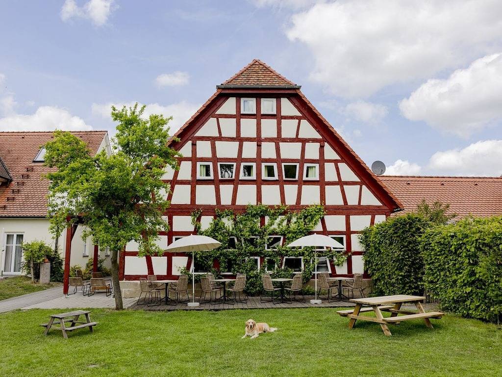 "El pajar" en la granja vacacional-Ohr in Colmberg, Romantische Straße