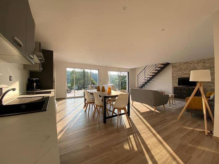 Maison de vacances pour 8 personnes, avec terrasse et vue, animaux acceptés - 1