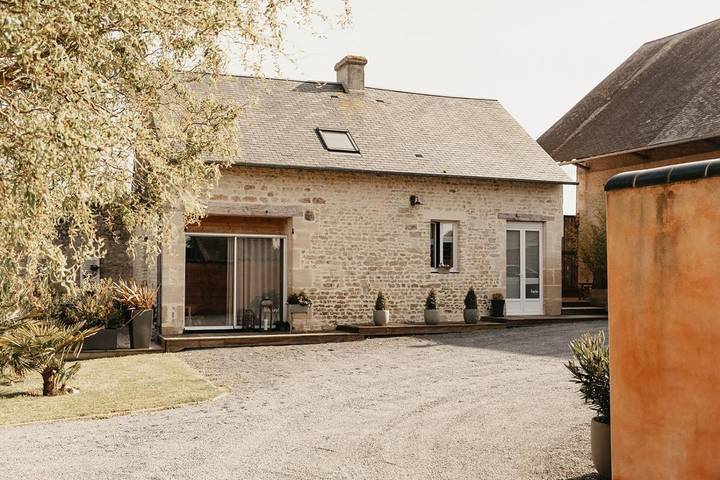 Chambre d’hôte pour 4 personnes, avec vue et jardin