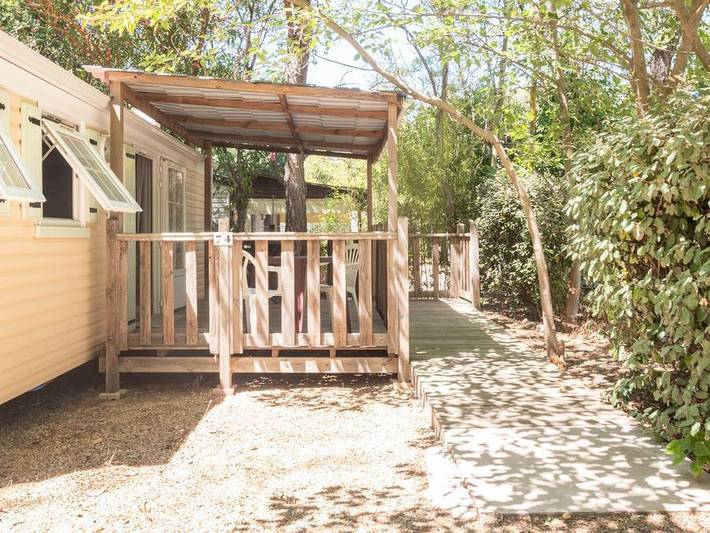 Camping La Chapelette - Mobilheim 2 personen - Pmr in Saint-Martin-de-Crau, Mittelmeerküste (Frankreich)
