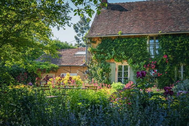 Maison d’hôte pour 2 personnes, avec jardin ainsi que terrasse et vue, animaux acceptés