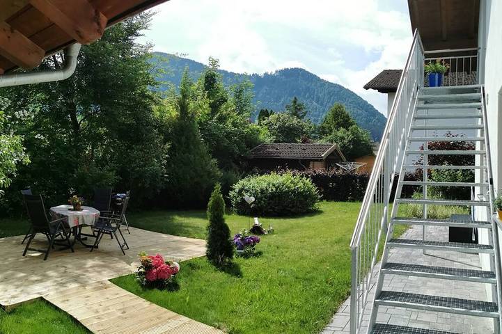Ferienwohnung für 4 Personen, mit Balkon und Garten in Halblech