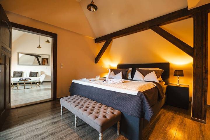 Ferienwohnung für 4 Personen, mit Balkon und Terrasse sowie Garten in Adventsstadt Quedlinburg - 2