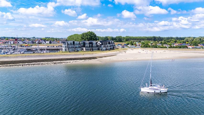 Ferienhaus mit meerblick für 4 Personen, mit Balkon und Balkon/Terrasse sowie Terrasse und Garten in Zeeland - 3