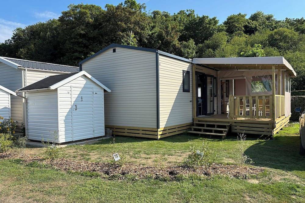 Mobil Home 4/6 places dans de camping les Mielles**** à 250m de la plage in Saint-Cast-le-Guildo, Région de Dinan