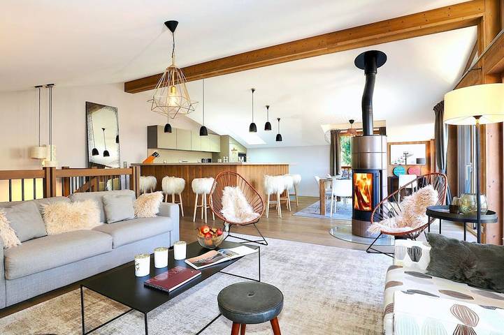 Maison pour 10 personnes, avec balcon et sauna dans Courchevel 1300 (Le Praz)