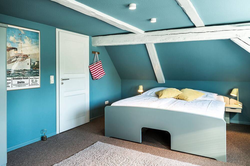 Pommernhaus Seevogelhof in Rieth Kamin Ruderboot - Reetgedecktes Fachwerkhaus, in Rieth am See, Luckow