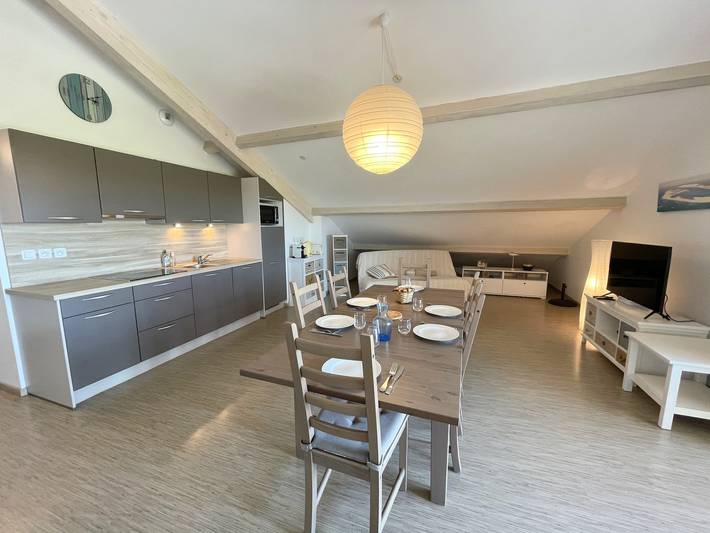 Appartement entier, Appartement de vacances pour 6 personnes avec terrasse in Biscarrosse Plage, Biscarrosse