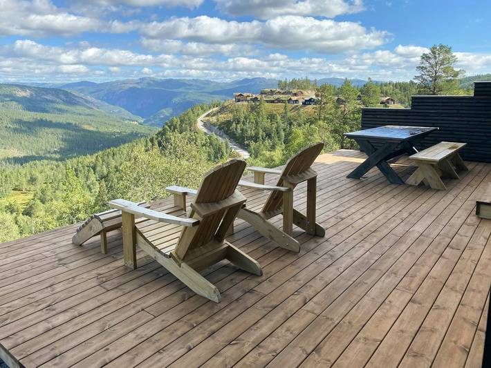 Feriehus for 10 personer, med terrasse, barnevennlig i Aust-Agder
