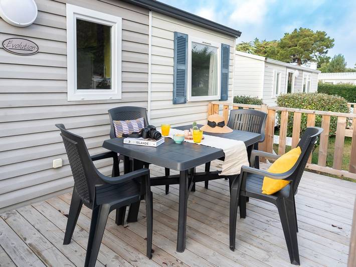 Mobil home pour 6 personnes, avec terrasse à Piriac-sur-Mer - 2