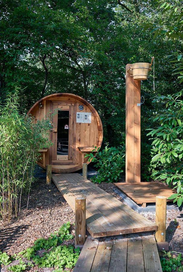 Zen-bungalow no 6 met sauna en hottub in Hardenberg, Regio Zwolle