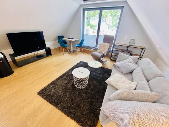 Ferienwohnung für 3 Personen, mit Balkon/Terrasse und Meerblick sowie Balkon in Warnemünde - 4