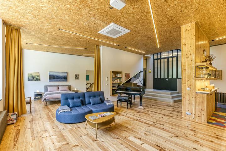 Hel lejlighed, Espai Temps - Art Home: Loft luminoso con terraza y arte en el Ampurdán in Terrades (Catalonia), Upper Empordà