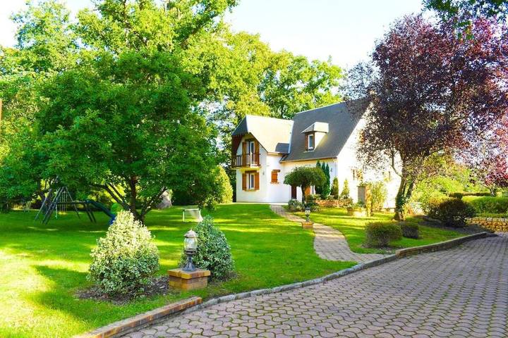 Maison de vacances pour 10 personnes, avec Balcon et Terrasse ainsi que Jardin et Vue