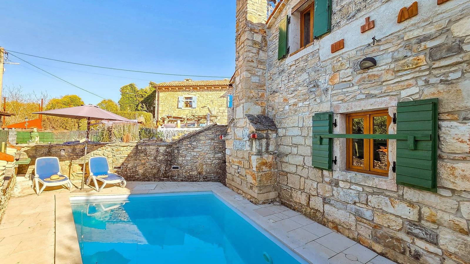 Traditionelles istrisches Haus mit privatem Pool in Režanci, Svetvinčenat