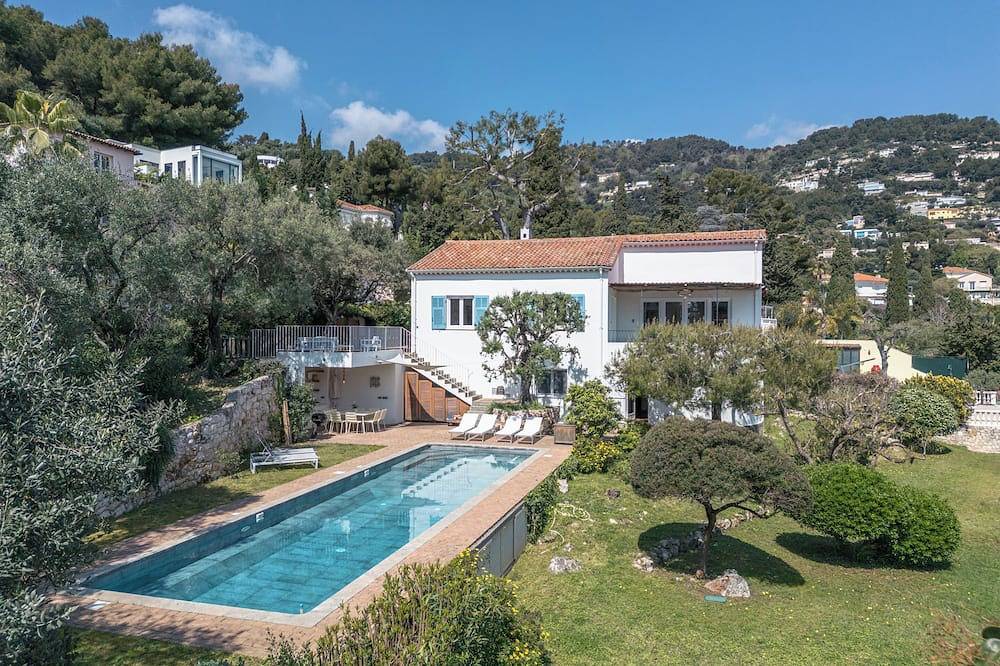 Zwischen Monaco und Italien, herrliche Villa, Swimmingpool, Meerblick Berg in Roquebrune-Cap-Martin, Nizza und Umgebung