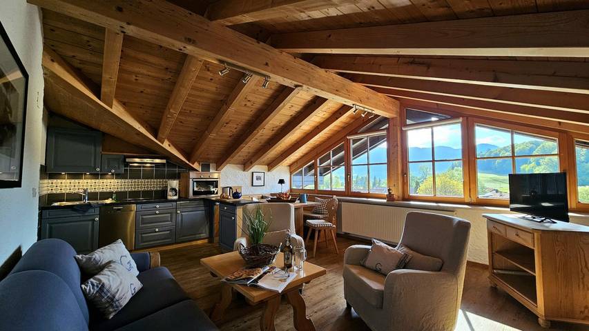 Hütte für 2 Personen, mit Balkon, kinderfreundlich in den Allgäuer Alpen - 3