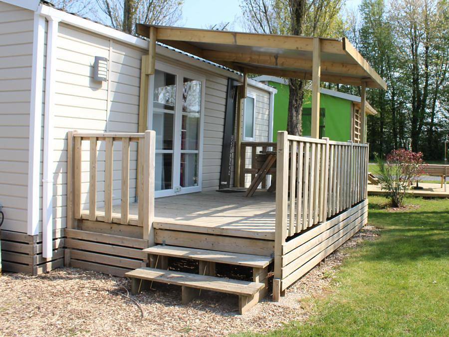 Camping Le Clos de Balleroy - Mobilhome 4 personnes - Lodge 64 in Balleroy, Région de Bayeux