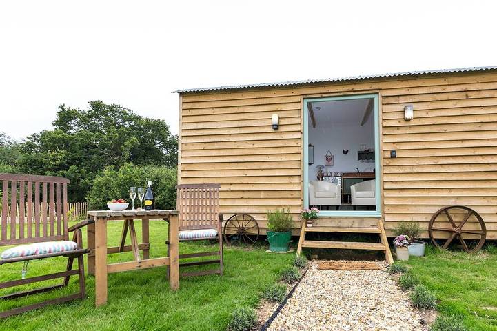 Camping für 2 Personen, mit Garten und Whirlpool, mit Haustier auf der Isle of Wight