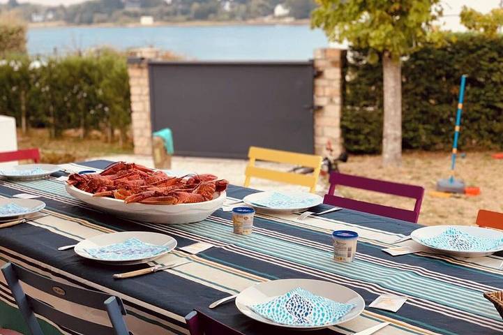 Maison de vacances pour 10 personnes, avec Balcon et Jardin à Saint-Philibert