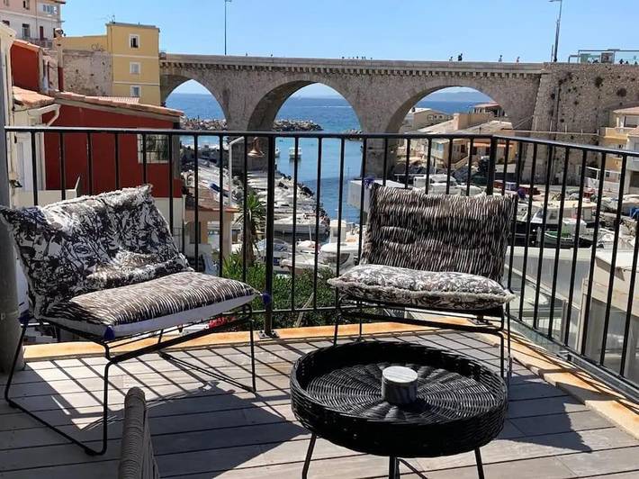 Appartement de vacances pour 4 personnes, avec terrasse et vue