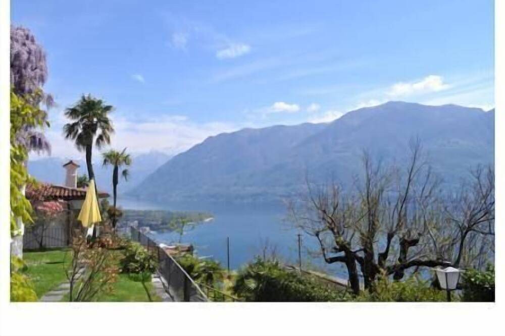Romantisches Studio mit Aussicht auf den Lago Maggiore und die Alpen in Ronco sopra Ascona, Tessiner Alpen