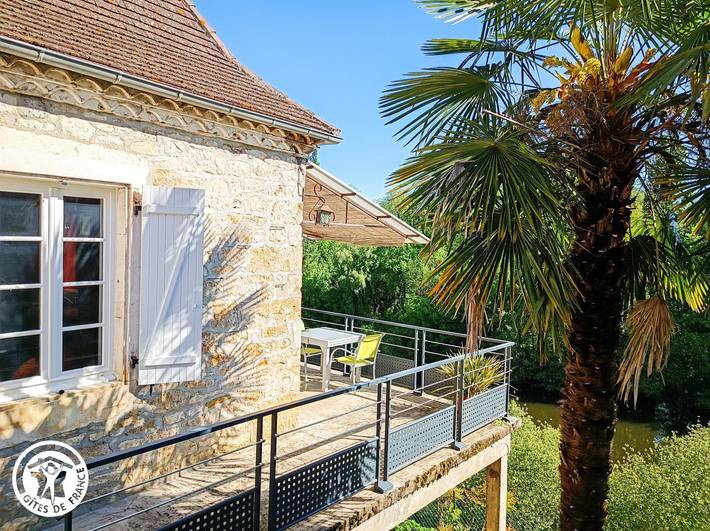 Gîte für 2 Personen, mit Garten in Carennac