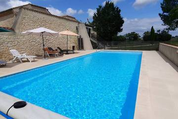 Gîte pour 7 personnes, avec balcon et jardin à Caussens