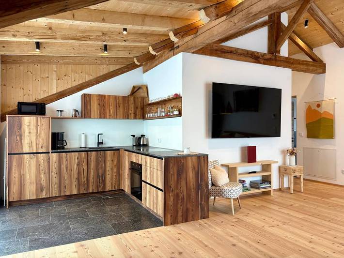 Ferienwohnung für 6 Personen, mit Sauna und Garten sowie Ausblick in Tisens - 3