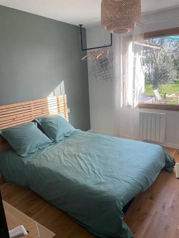 Gîte pour 2 personnes, avec vue ainsi que terrasse et jardin à Pléneuf-Val-André