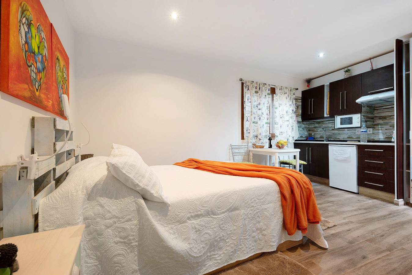 Ferienhaus 'El Lagar' mit Bergblick, Gemeinschaftsterrasse und Wlan in La Tierra del Trigo, Los Silos