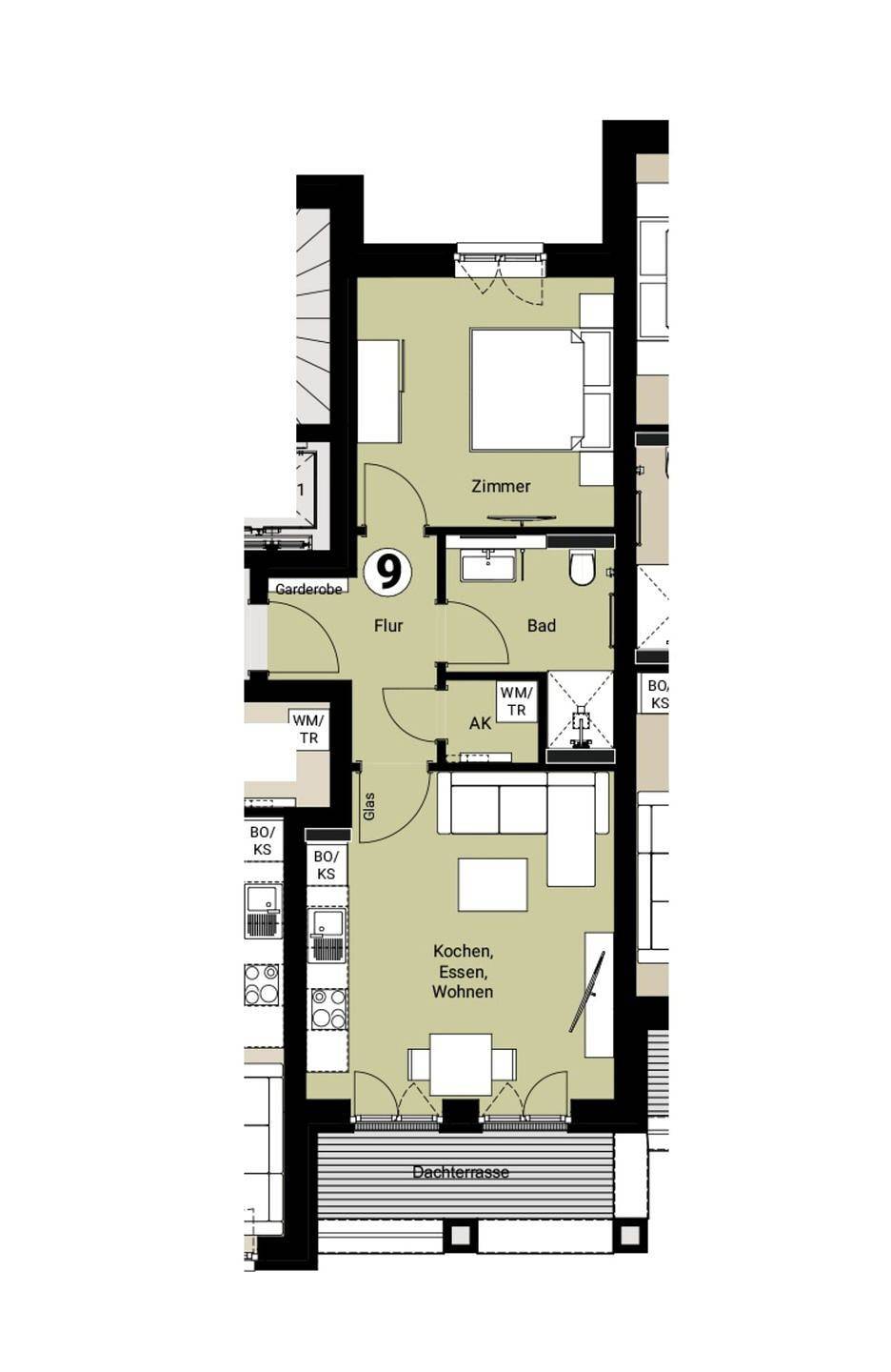 Ganze Wohnung, Meernah Grömitz Wohnung 9. Zentral. Strandnah. Balkon in Grömitz, Ostholstein