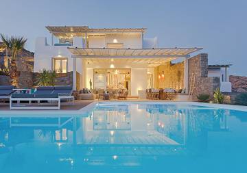 Villa mit pool für 13 Personen, mit Garten und Terrasse auf Mykonos