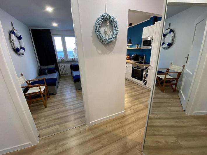 Apartament wakacyjny dla 7 osób, z widok i widok na jezioro oraz balkon w Kamień Pomorski