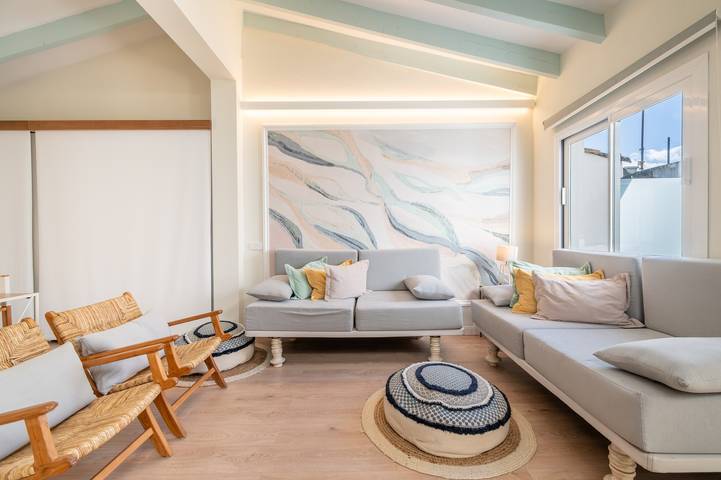 Studio entier, Appartement 'Can 32 2 Habitaciones' avec vue sur la montagne et climatisation in Pollença Town, Pollença