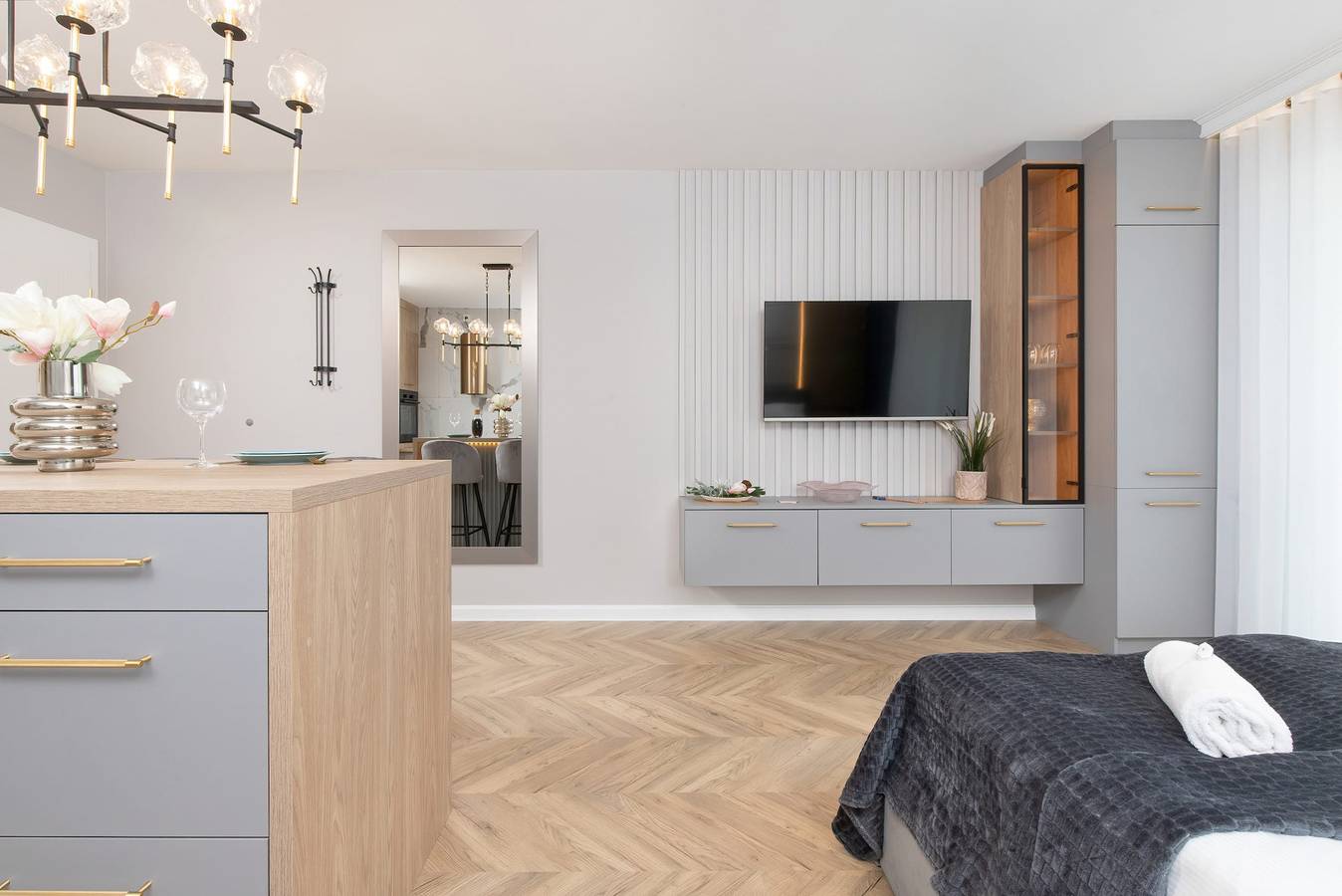 Ganzes Studio, Studio für 2 Personen mit Balkon/Terrasse in Danzig, Zatoka Gdańska