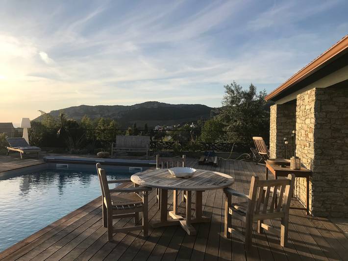 Villa pour 12 personnes, avec Terrasse ainsi que Jardin et Piscine dans Cap Corse