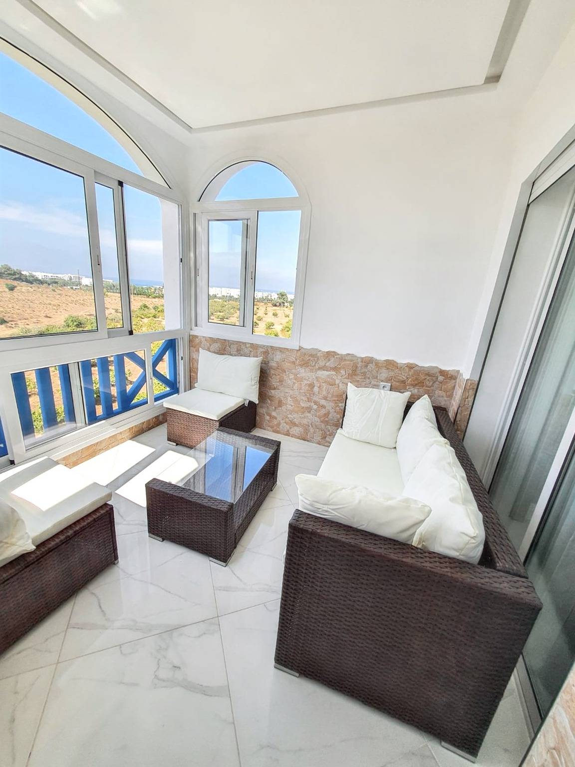 Apartamento entero, Apartamento luminoso en Marina Smir, vista al mar y piscina compartida in Marina Smir, Tánger-Tetuán-Alhucemas
