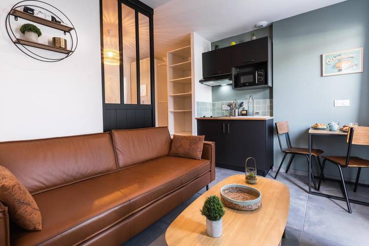 Appartement de vacances pour 2 personnes, avec terrasse et jardin
