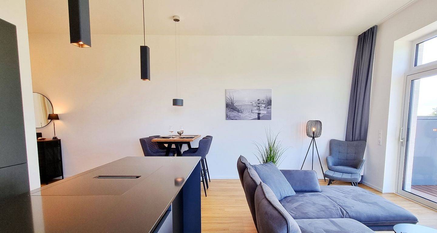 Ganze Wohnung, Ostsee Ferienwohnung Schöne Aussichten in 1. Reihe und nur 30m zum Strand in Kalifornien (Ostsee), Schönberg