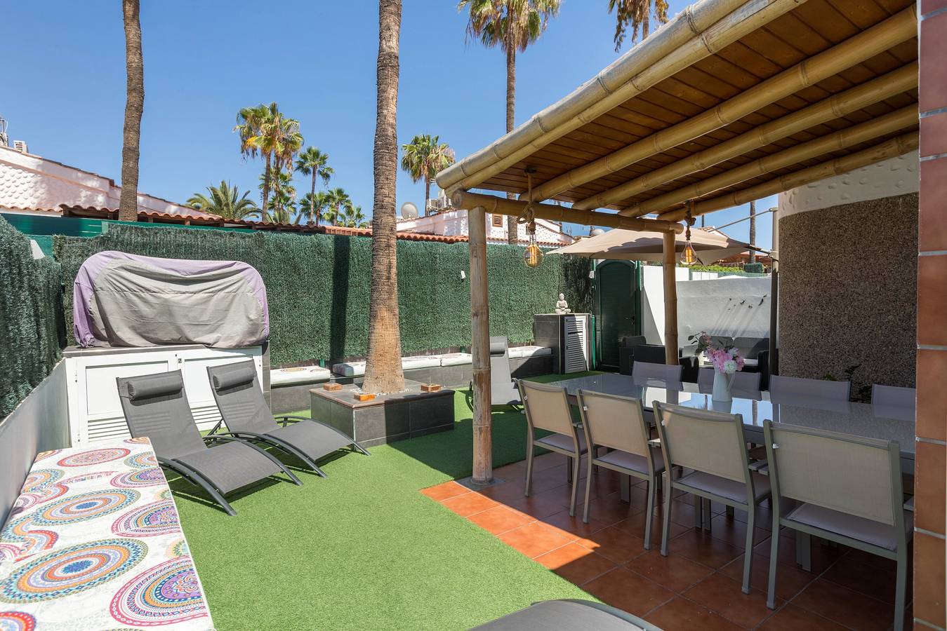 Casa de vacaciones Ca Martina Sonora Golf con piscina, jardín y Wi-Fi in Campo Internacional, San Bartolomé de Tirajana