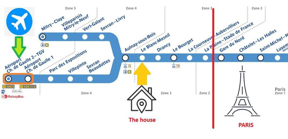 Gîte pour 4 personnes, avec jardin à Le Blanc-Mesnil - 4