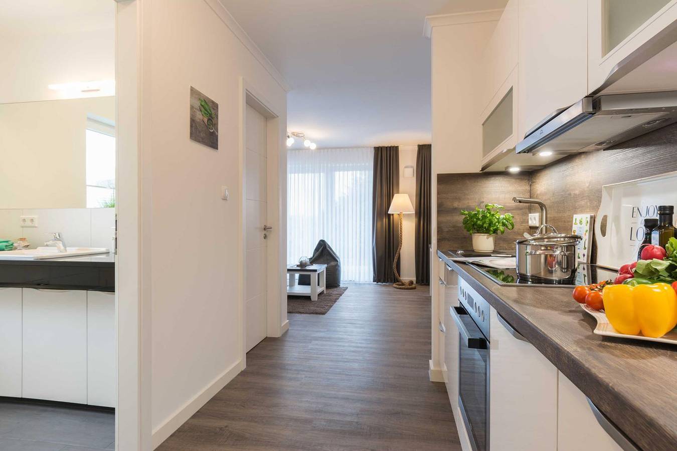 Ganze Wohnung, Villa Bonita We 02 Ostseetraum – mit Terrasse, Gartenblick und Strandnähe in Börgerende, Börgerende-Rethwisch