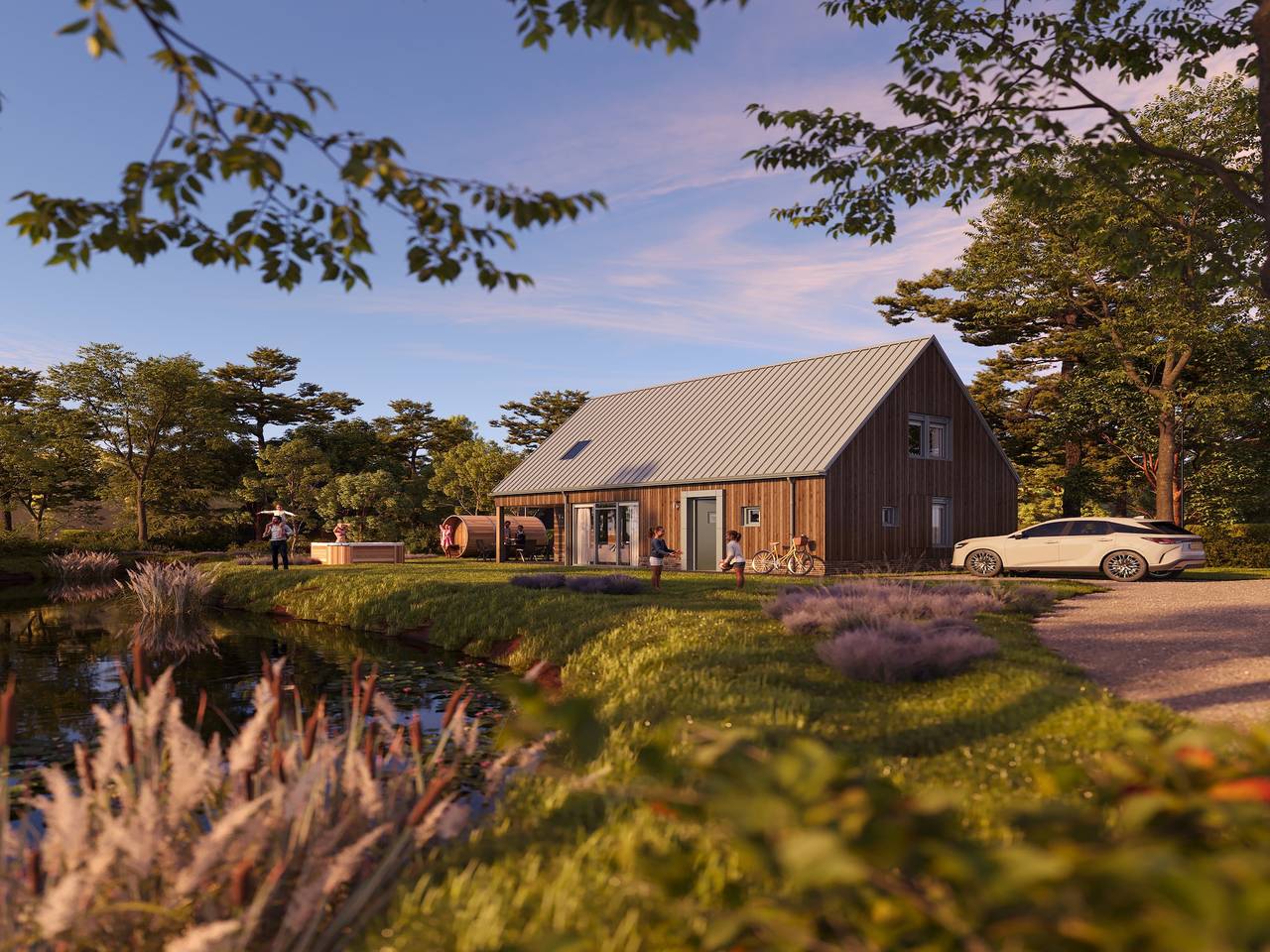 Wellness-Refugium in der Natur für 8 Gäste in Drenthe