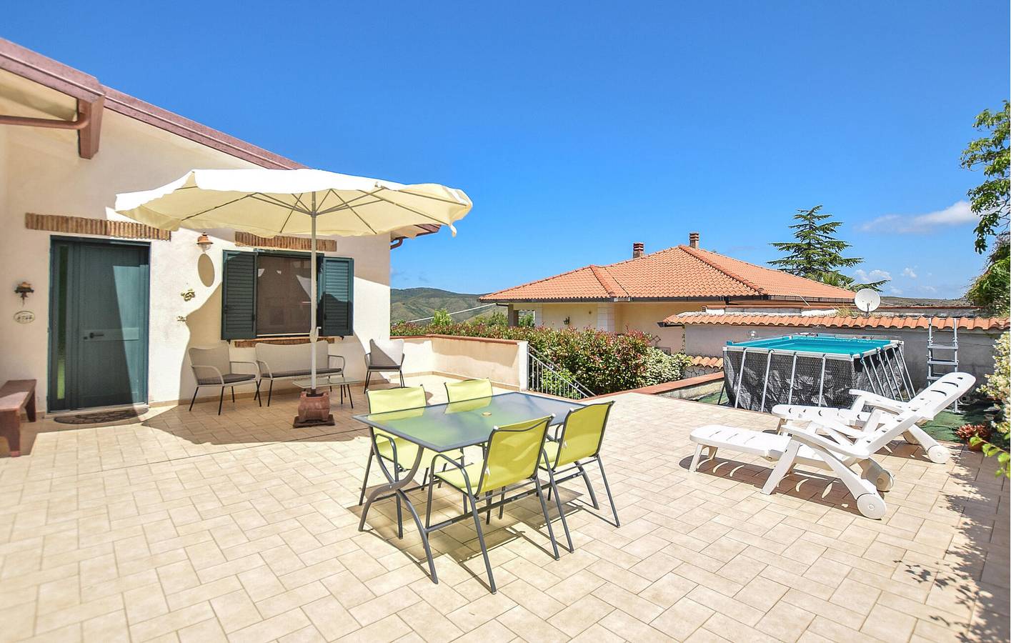 Gemütliches Apartment mit Pool, Garten und Parkplatz in der Nähe des Stadtzentrums in Perdifumo, Cilento Coast