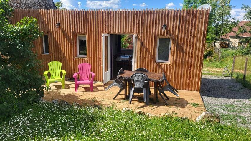 Maison de vacances pour 4 personnes, avec Balcon et Terrasse ainsi que Jardin et Vue