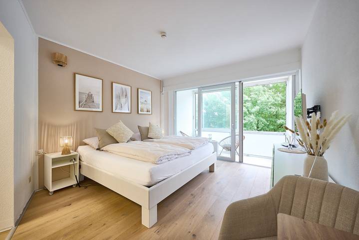 Hütte für 2 Personen, mit Balkon in Cuxhaven
