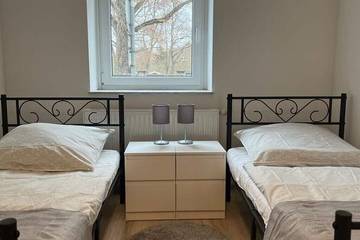 Ferienwohnung für 6 Personen, mit Balkon am Cospudener See