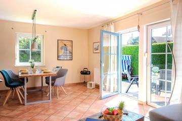 Ferienhaus für 5 Personen, mit Garten und Terrasse am Saaler Bodden