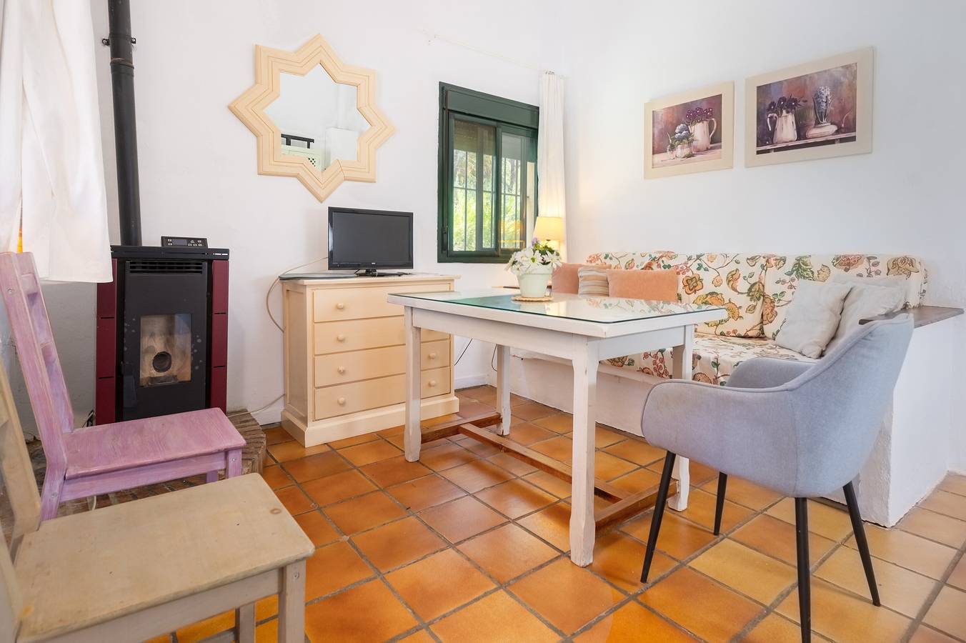 Casa rural El Chopo à Alájar avec vue sur la montagne in Alajar, Sierra de Aracena y Picos de Aroche